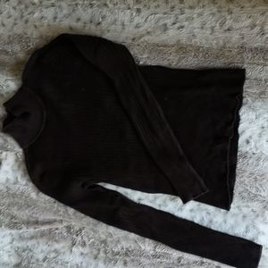 Turtle neck deep brown size s